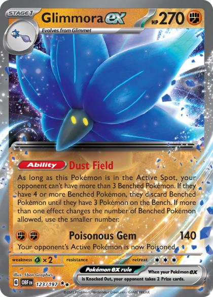 Glimmora ex - 123/197 - Ultra Rare