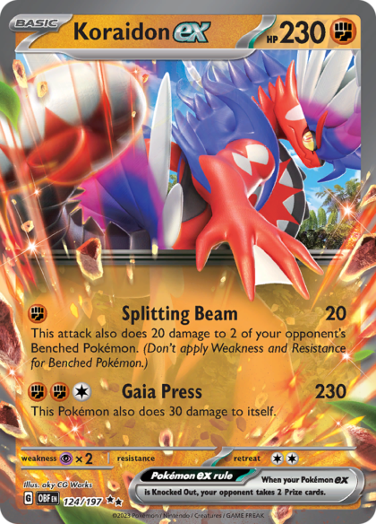 Koraidon ex - 124/197 - Ultra Rare