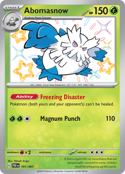 Abomasnow - 101/091 - Shiny Rare
