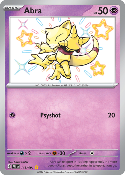 Abra - 148/091 - Shiny Rare (Español)