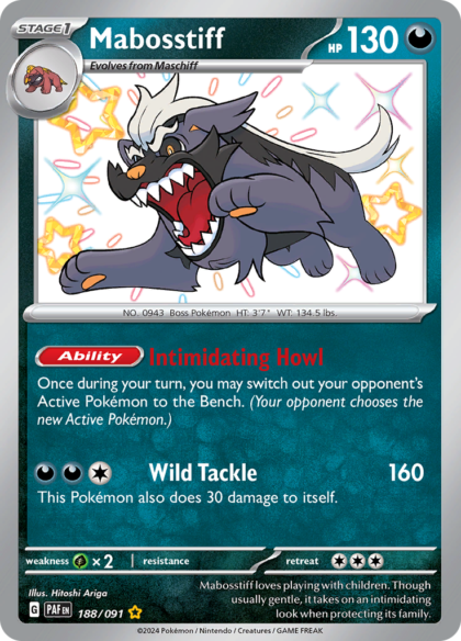 Mabosstiff - 188/091 - Shiny Rare