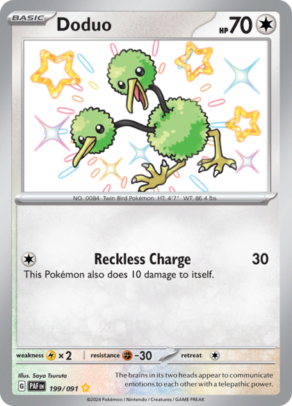 Doduo - 199/091 - Shiny Rare