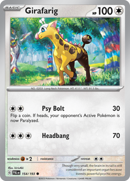 Girafarig - 154/193 - Common (Español)