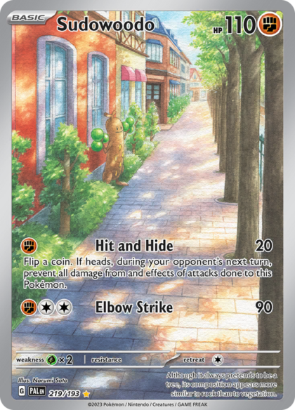 Sudowoodo - 219/193 - Illustration Rare