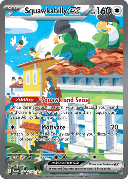 Squawkabilly ex - 264/193 - Special Illustrion Rare