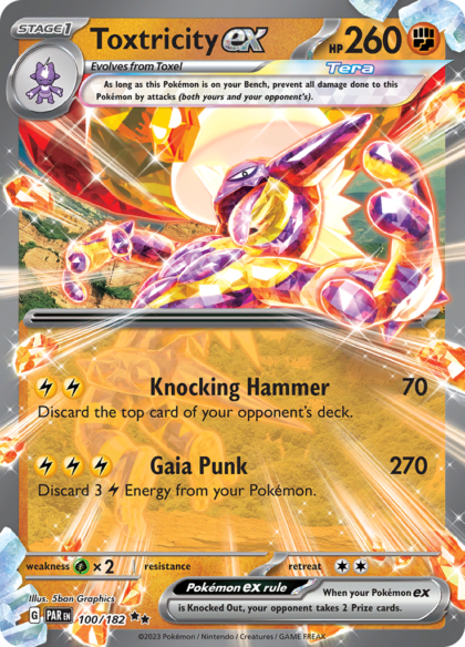 Toxtricity ex - 100/182 - Ultra Rare (Portugués)
