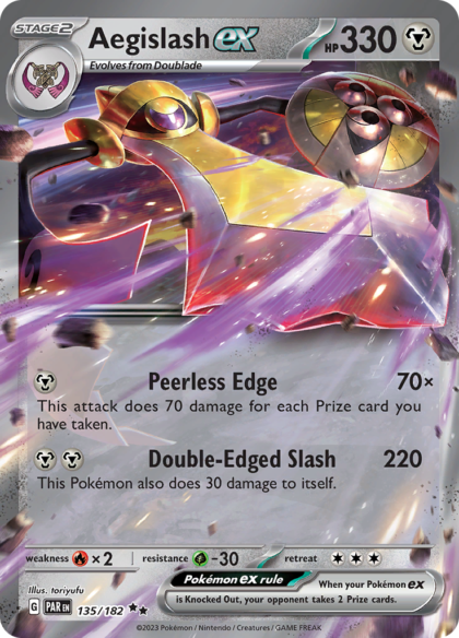 Aegislash ex - 135/182 - Ultra Rare