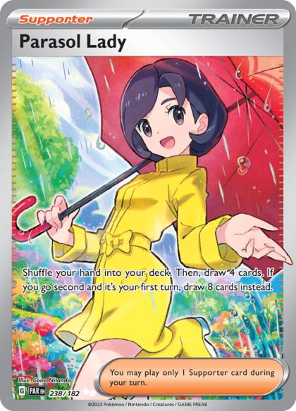 Parasol Lady - 238/182 - Full Art Secret Rare
