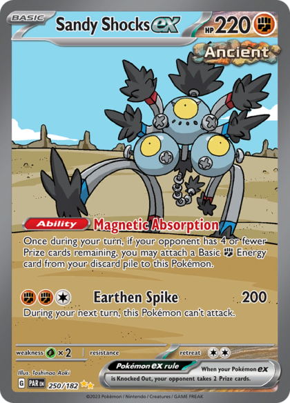 Sandy Shocks ex - 250/182 - Special Illustration Rare (Español)