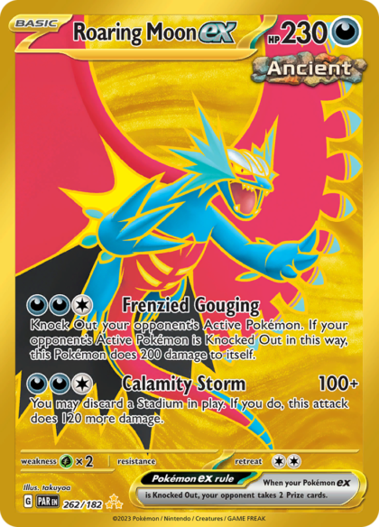 Roaring Moon ex - 262/182 - Gold Secret