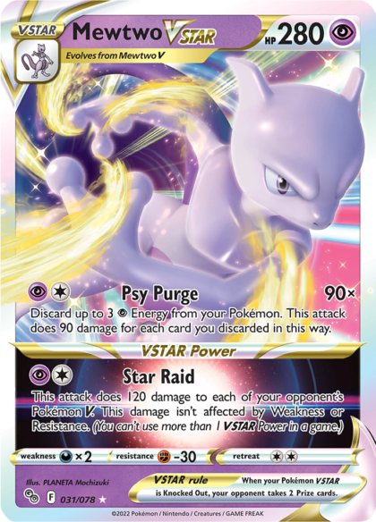 Mewtwo VSTAR - 031/078 - Ultra Rare
