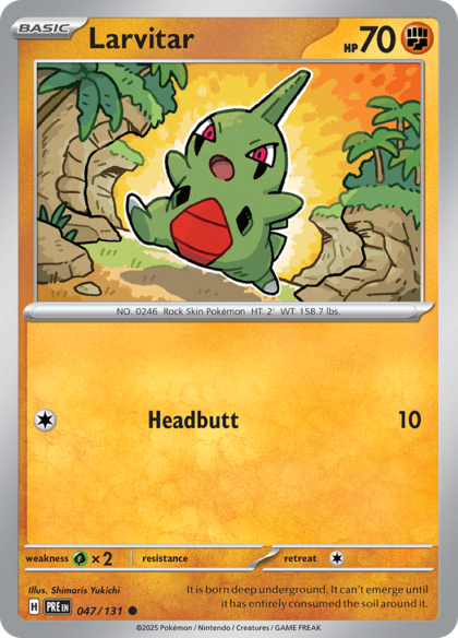 Larvitar - 047/131 - Common (Español)
