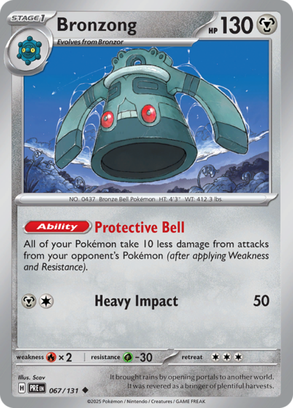 Bronzong - 067/131 - Uncommon