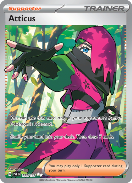 Atticus - 133/131 - Full Art Secret Rare