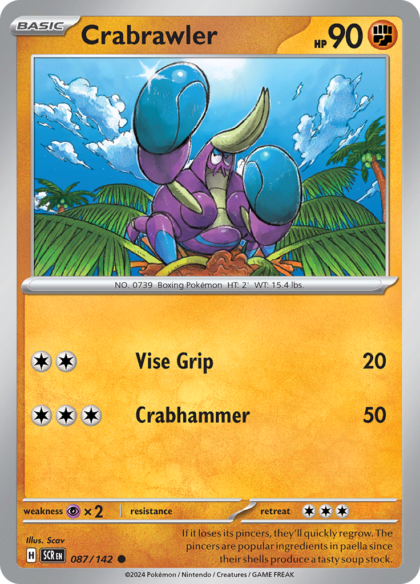 Crabrawler - 087/142 - Common