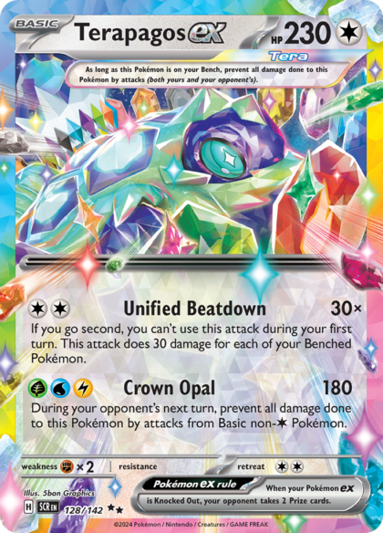 Terapagos ex - 128/142 - Ultra Rare