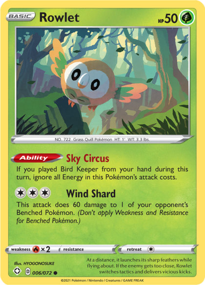 Rowlet - 006/072 - Common