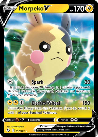 Morpeko V - 037/072 - Ultra Rare (Español)