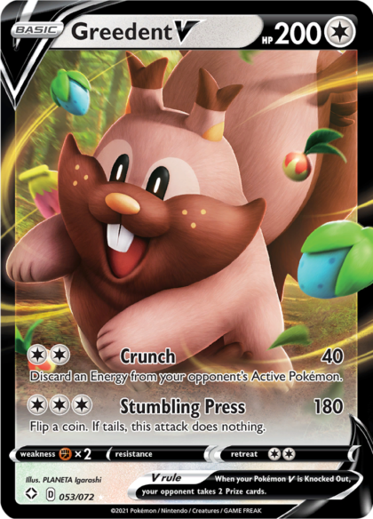 Greedent V - 053/072 - Ultra Rare
