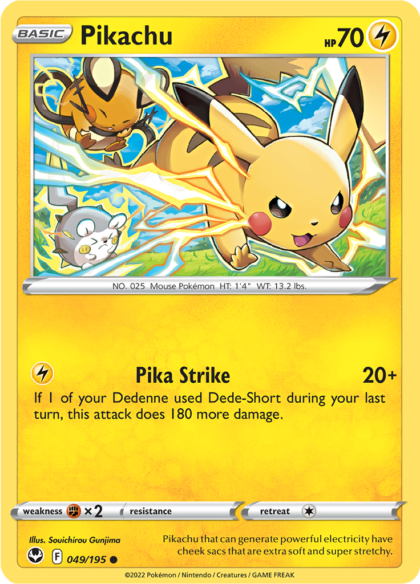 Pikachu - 049/195 - Common