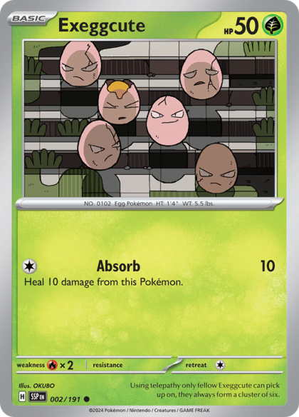 Exeggcute - 002/191 - Common