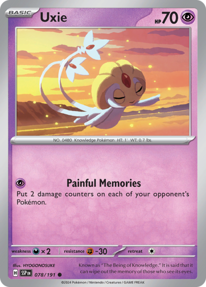 Uxie - 078/191 - Common (Español)
