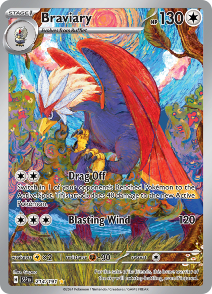Braviary - 214/191 - Illustration Rare