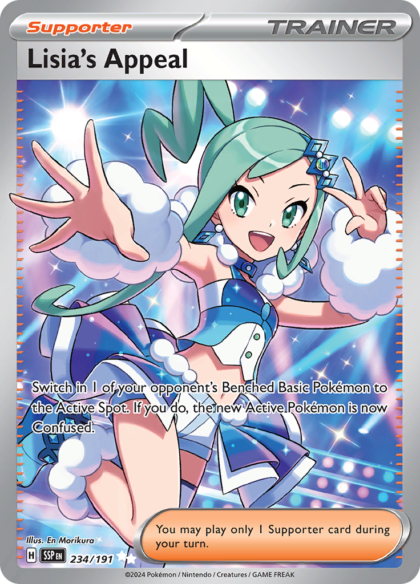 Lisia's Appeal - 234/191 - Full Art Secret Rare
