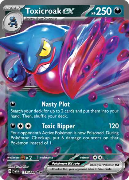 Toxicroak ex - 131/198 - Ultra Rare