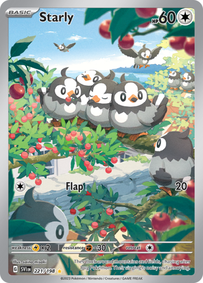 Starly - 221/198 - Illustration Rare