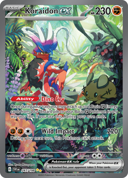 Koraidon ex - 247/198 - Special Illustration Rare