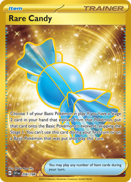Rare Candy - 256/198 - Gold Secret Rare