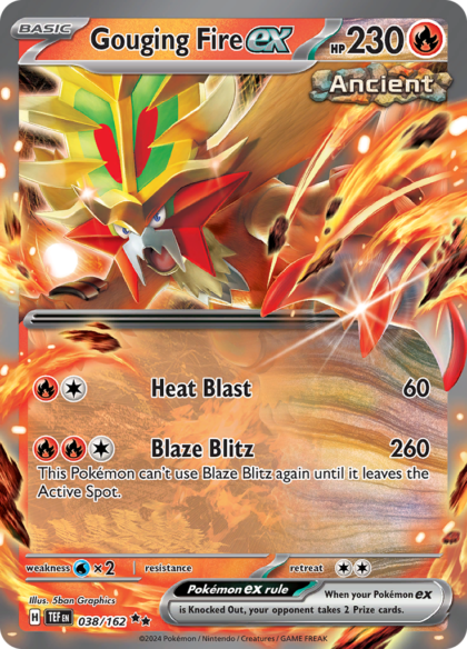 Gouging Fire ex - 038/162 - Ultra Rare (Español)