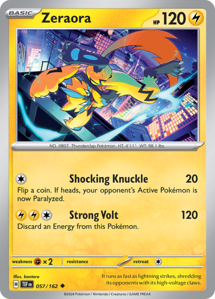 Zeraora - 057/162 - Uncommon