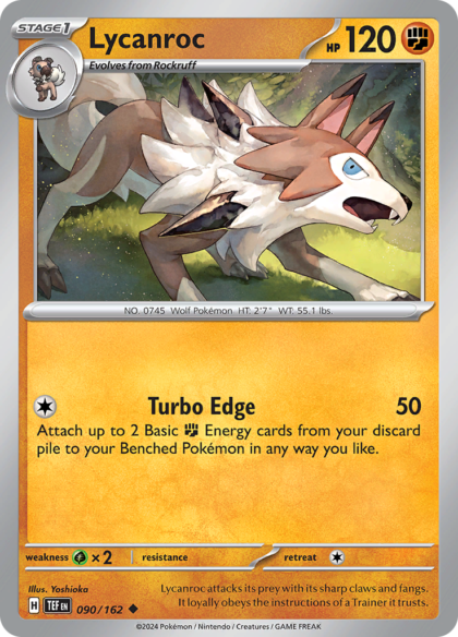 Lycanroc - 090/162 - Uncommon