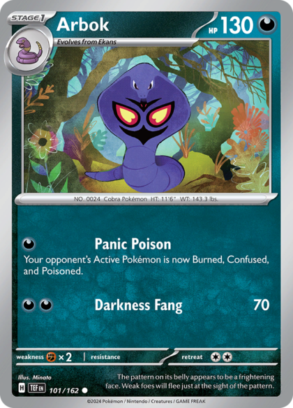 Arbok - 101/162 - Common