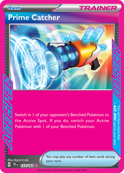 Prime Catcher - 157/162 - Ace Rare