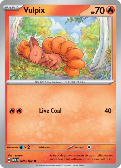 Vulpix - 026/167 - Common