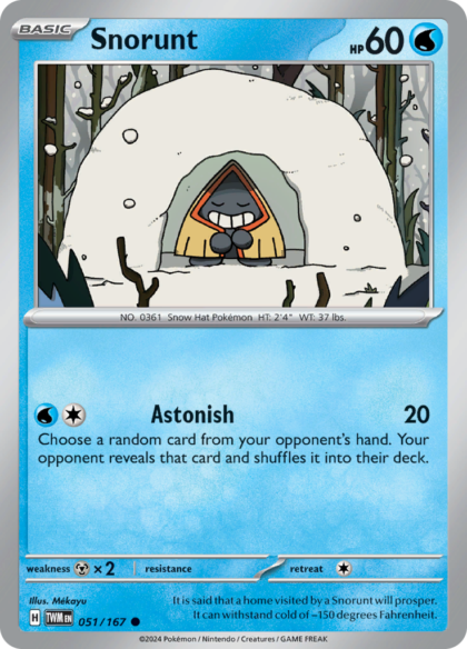 Snorunt - 051/167 - Common (Español)