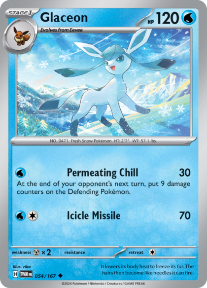 Glaceon - 054/167 - Uncommon