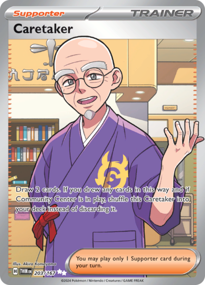 Caretaker - 203/167 - Full Art Secret Rare (Español)