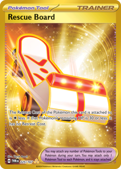 Rescue Board - 225/167 - Gold Secret Rare