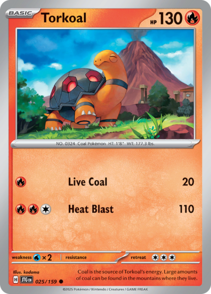 Torkoal - 025/159 - Common