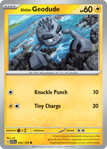 Alolan Geodude - 044/159 - Common (Español LA)