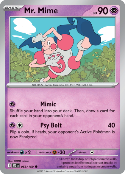 Mr. Mime - 058/159 - Common (Español LA)