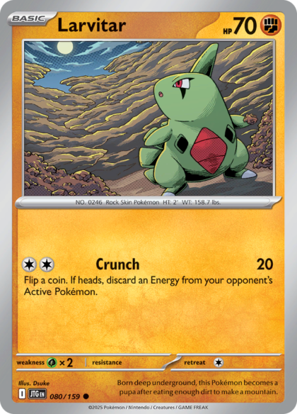 Larvitar - 080/159 - Common
