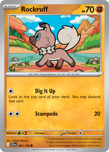 Rockruff - 084/159 - Common (Español LA)