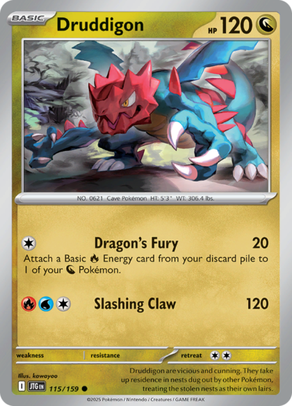 Druddigon - 115/159 - Common