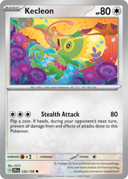 Kecleon - 122/159 - Common