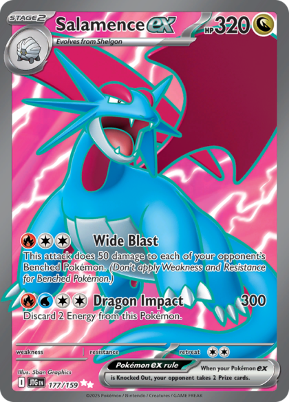 Salamence ex - 177/159 - Full Art Ultra Rare